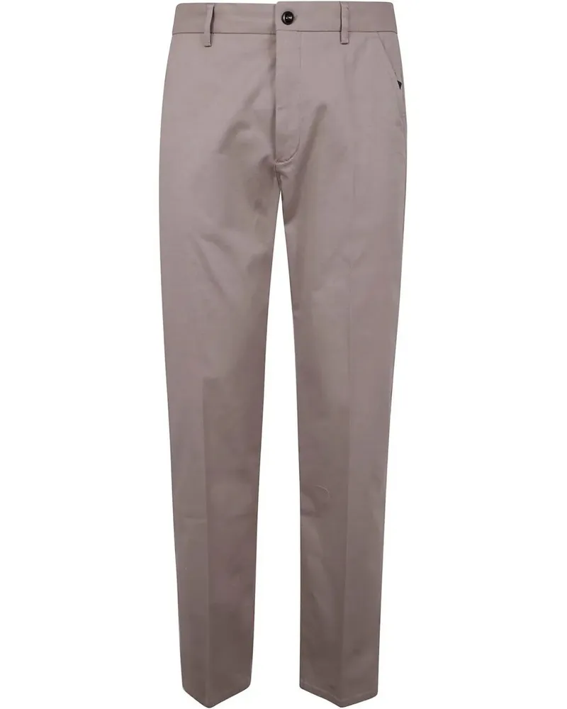 Incotex Regular Leg Trousers Beige