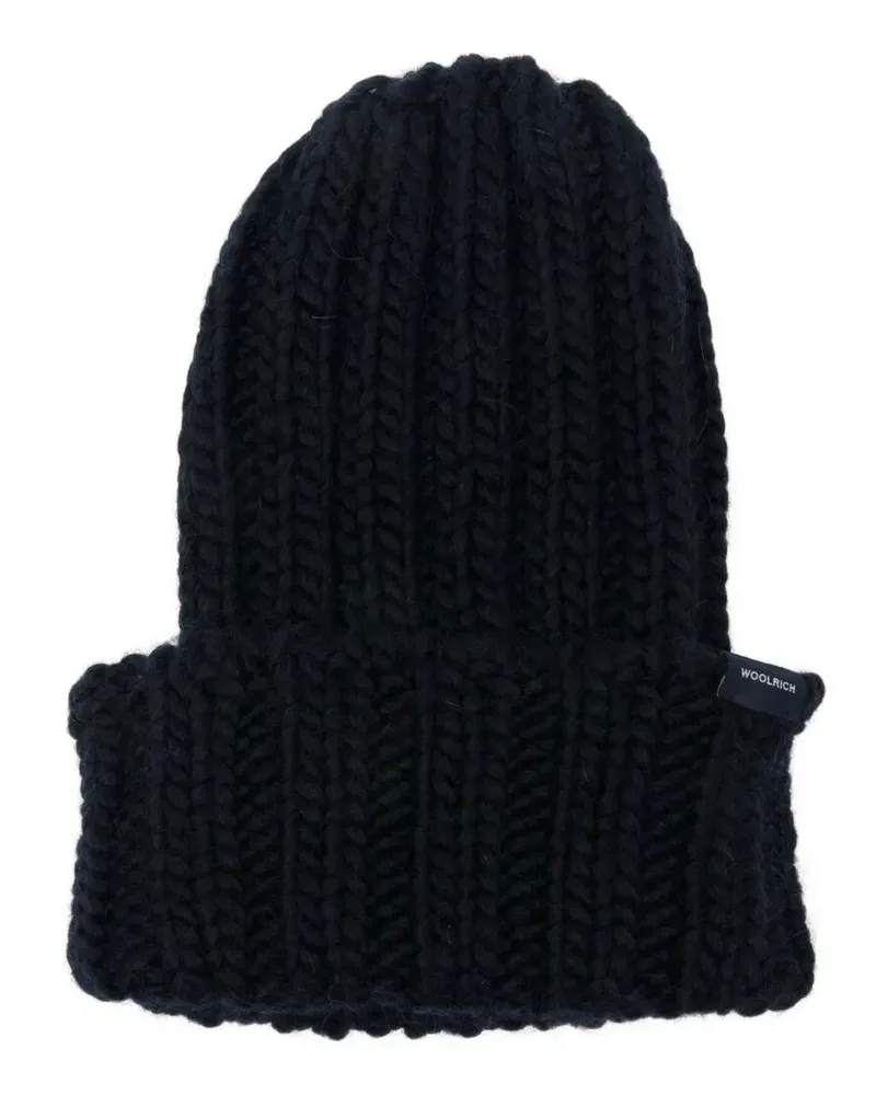 Woolrich Beanie Chunky Chuncky Beanie Blue