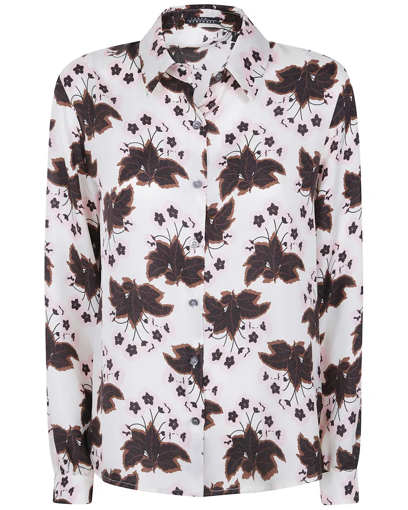 Laura Urbinati Shirt Flower Print Classic Shirt Pink