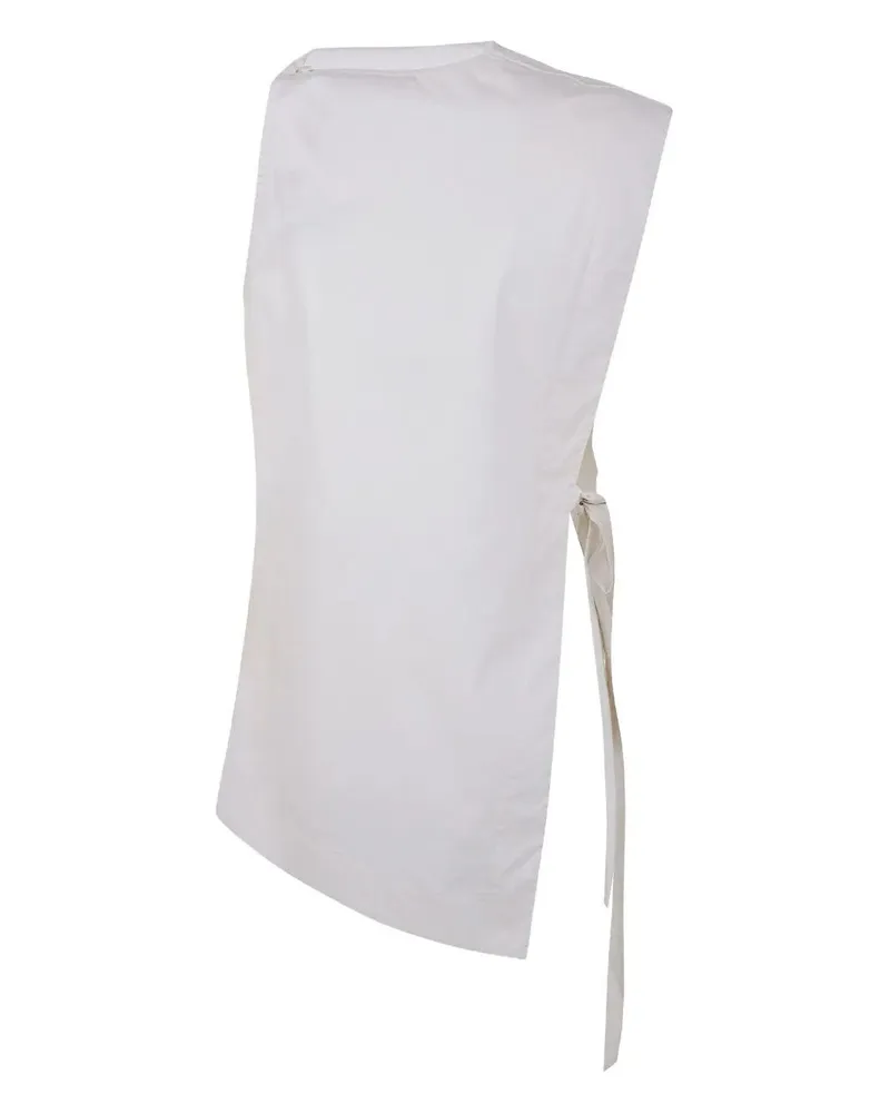 Nuur Asymmetric Slipover White