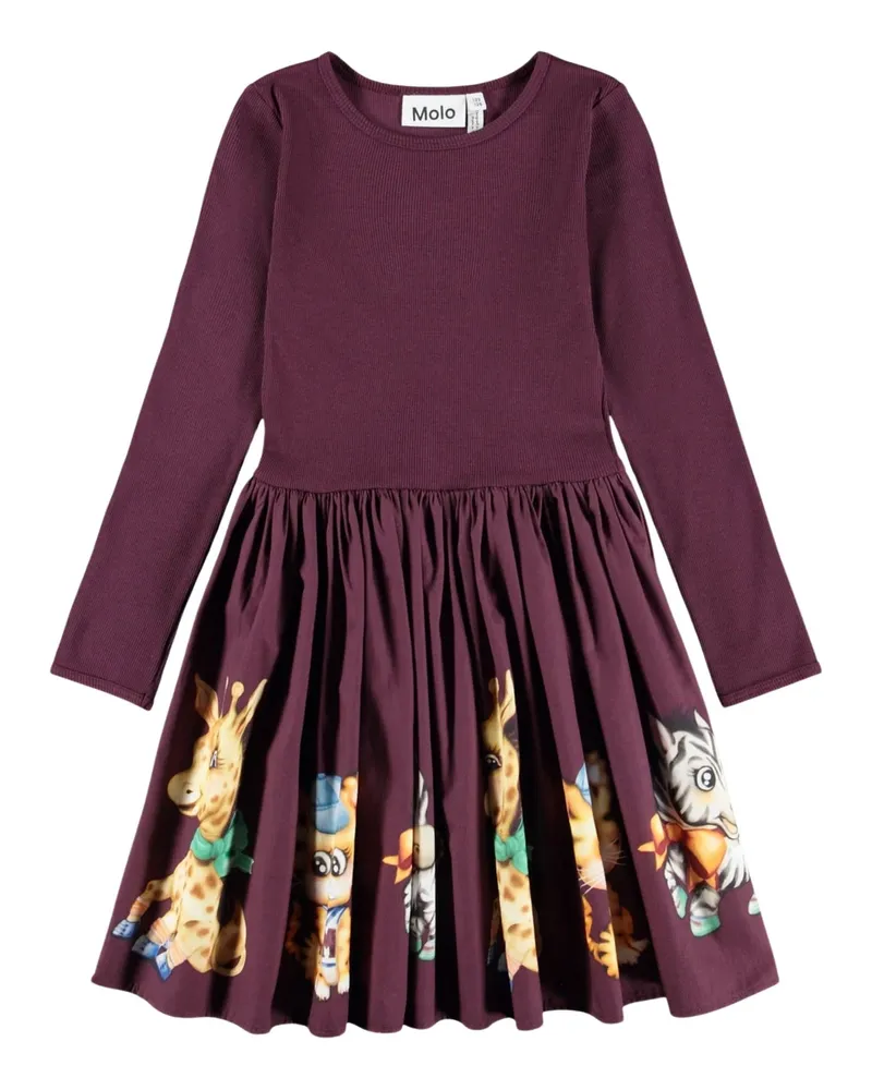 Molo Dress Long Sleeve "Casie Pink