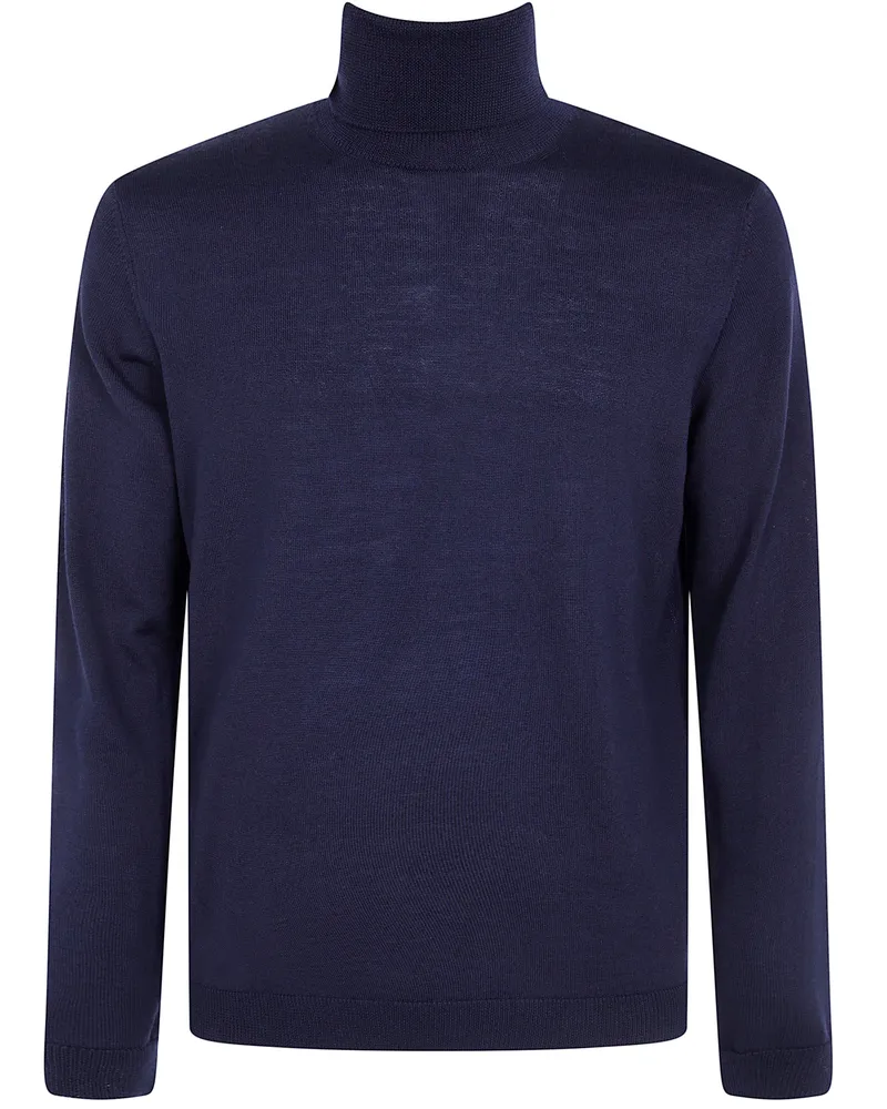 Nuur Sweater Long Sleeves "Turtle Neck Blue