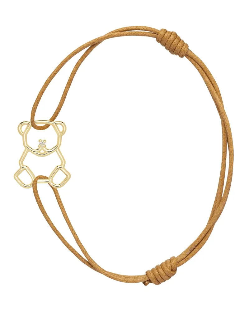 Aliita Osito Brillante" Cord Bracelet Yellow