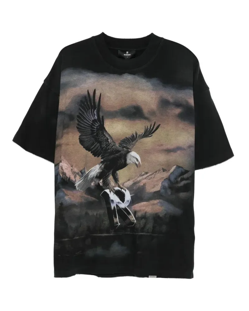 REPRESENT Chrome Flight" T-Shirt Black