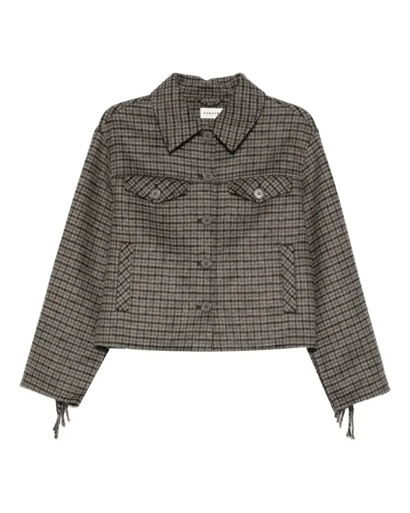 P.A.R.O.S.H. P. A.R. O.S. H. Jacket Double Fantasy Gray
