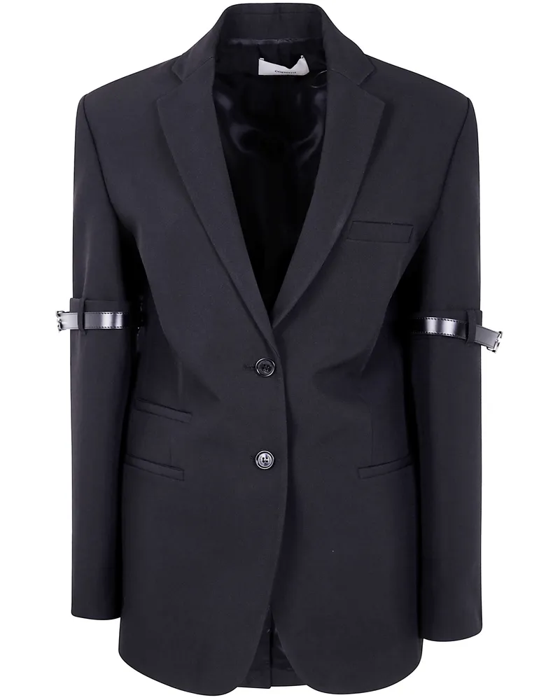 COPERNI Logo Belted Blazer Black