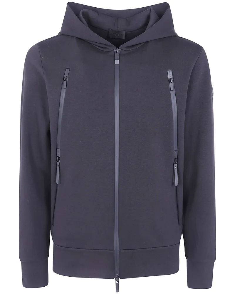 Moncler Sweater Zipper Black