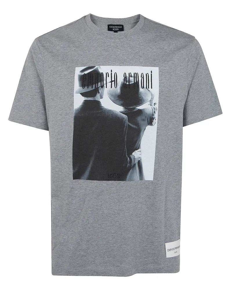 Emporio Armani T-Shirt Manica Corta "Icon Gray