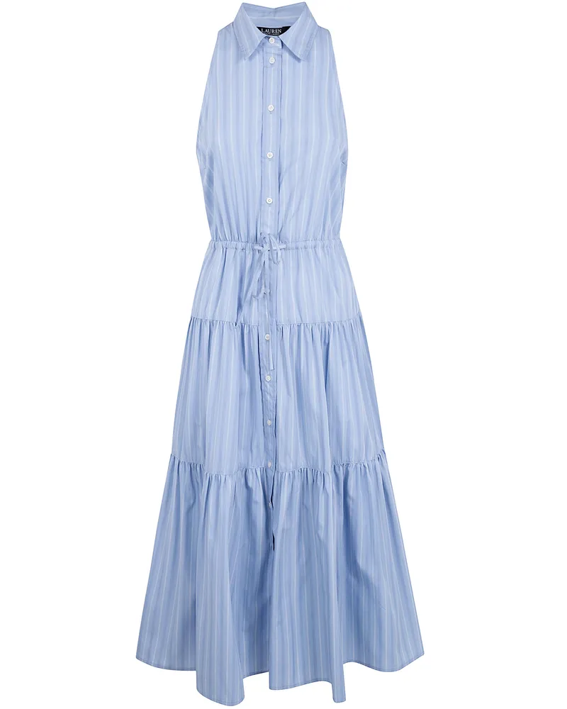 Ralph Lauren Woven Long Dress Blue