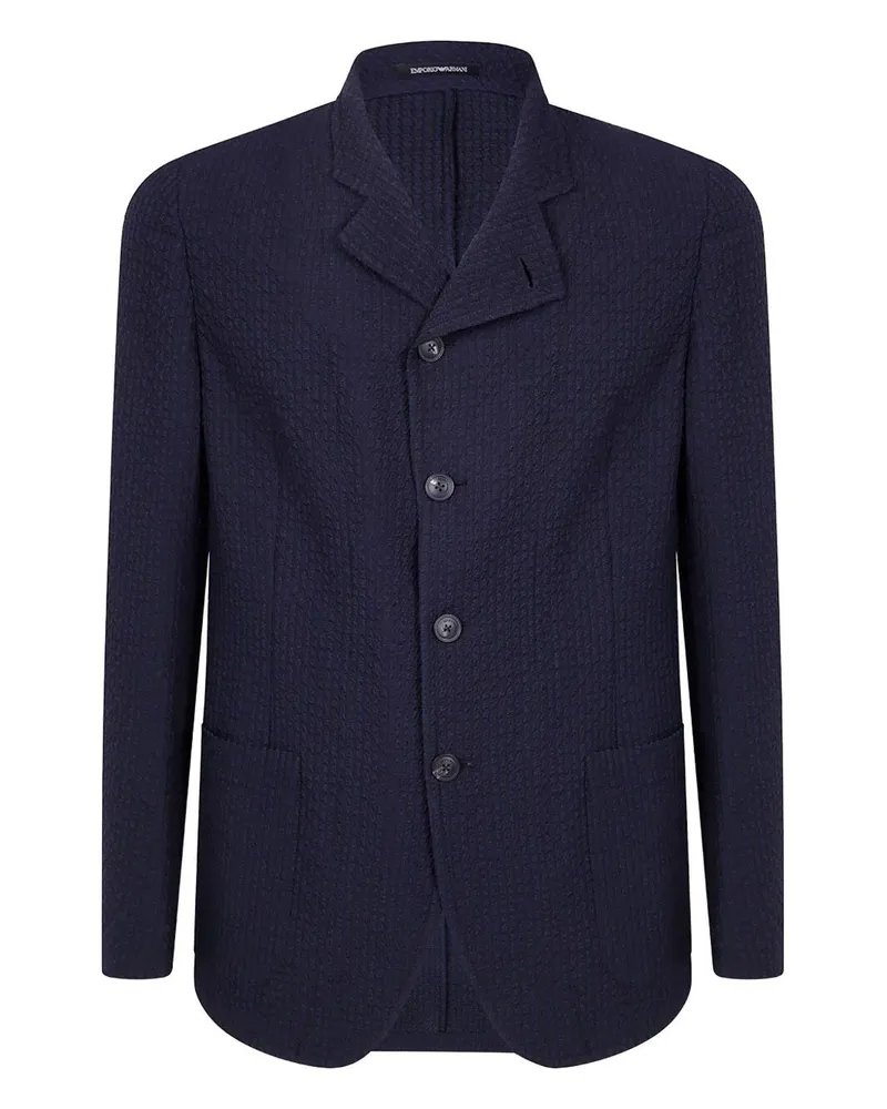 Emporio Armani Split Jacket Blue