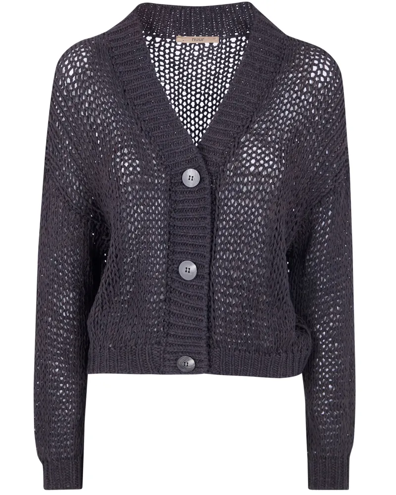 Nuur Long Sleeves Cardigan Brown