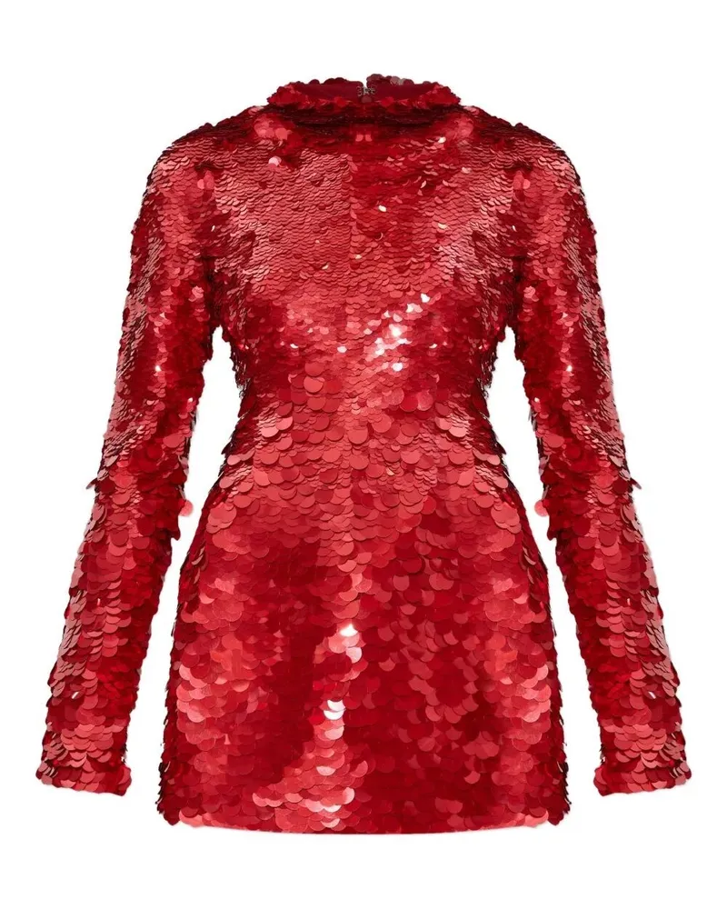 Max Mara Tefrite04" Sequins Iconic Dress Red