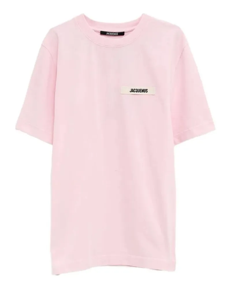 Jacquemus Le Tshirt Gros Grain" T-Shirt Pink