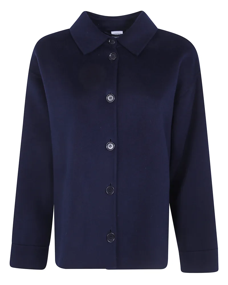 ASPESI Jacket Classic Wool "0951.P517 12096 Blue Blue