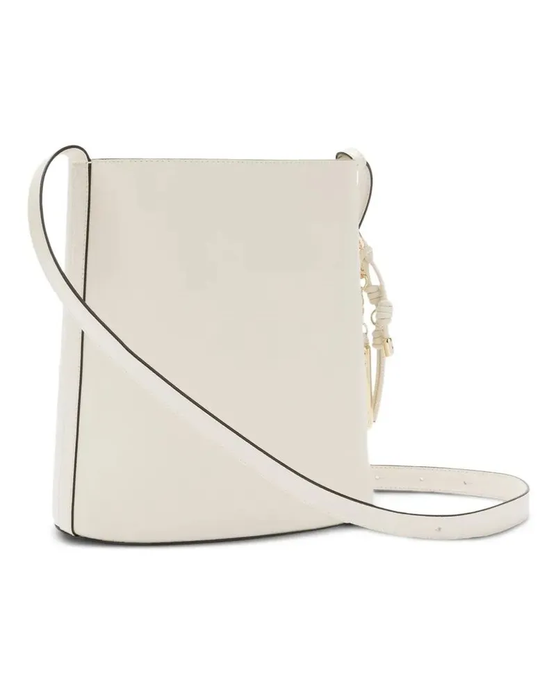 Furla Furla Roxie" Ares Leather Small Bucket Bag White