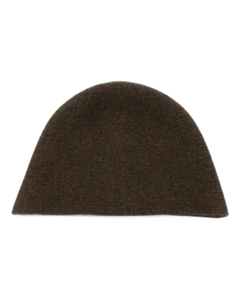 Uma Wang Hat Cashmere "Bucket Hat Brown