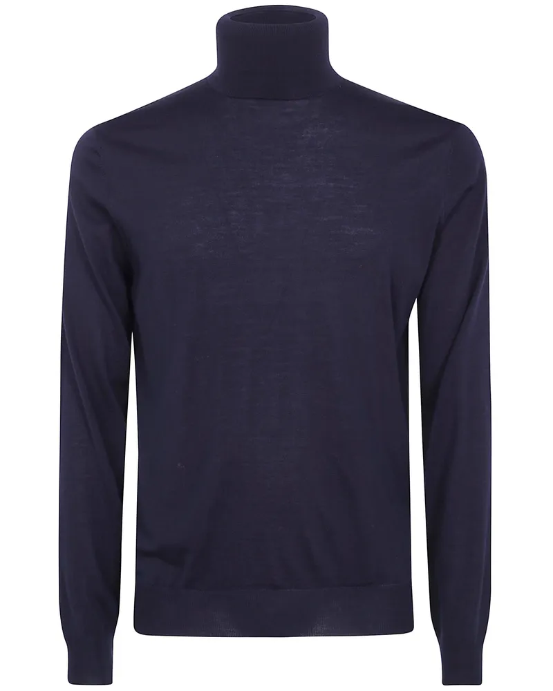 Filippo de Laurentiis Turtleneck Sweater Blue