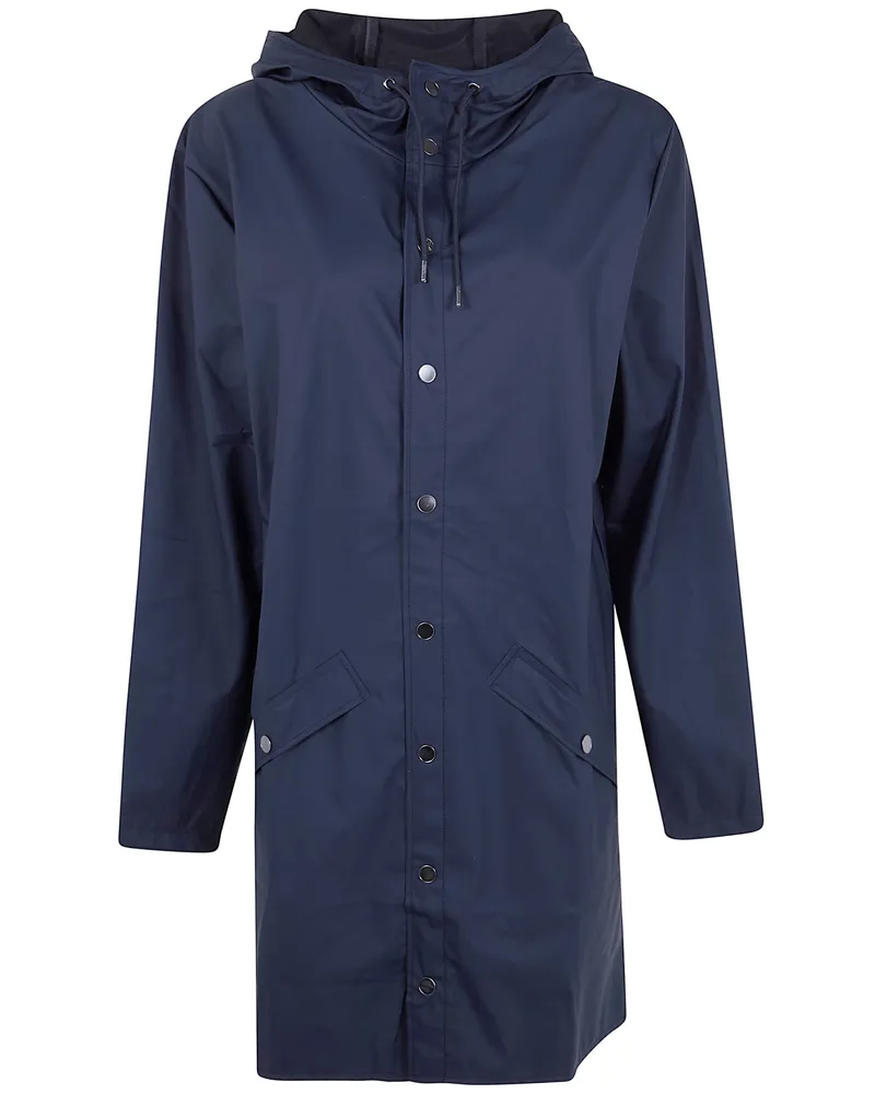 RAINS W3' Long Jacket Blue