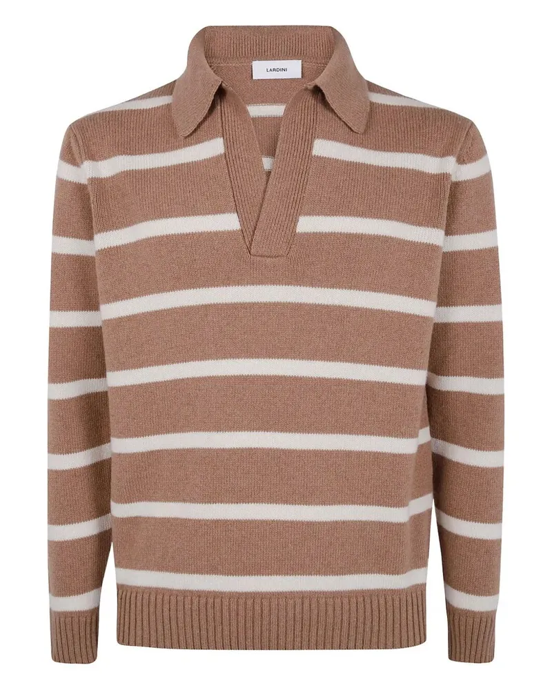 LARDINI Men Polo Shirt Brown