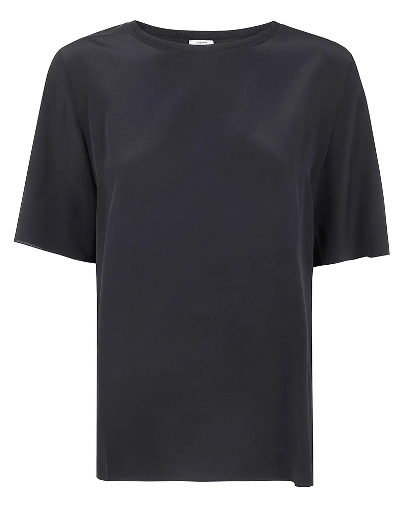 Joseph New Rubin" Top Silk Crepe Black