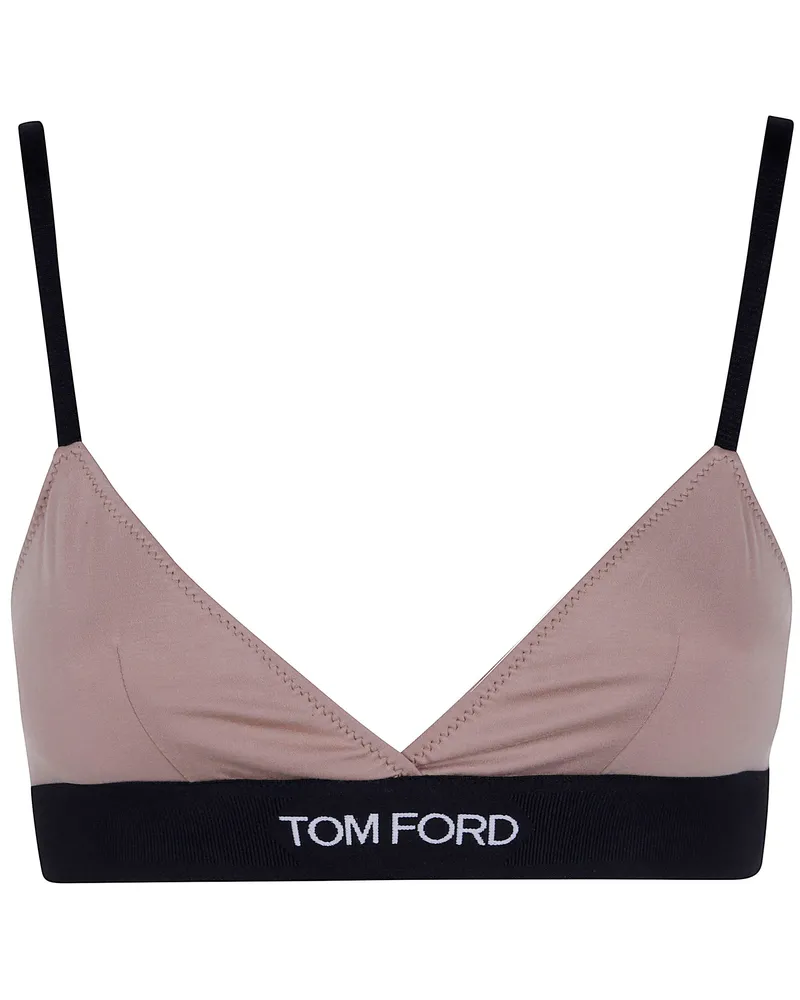 Tom Ford Underwear Modal Bra Top Beige