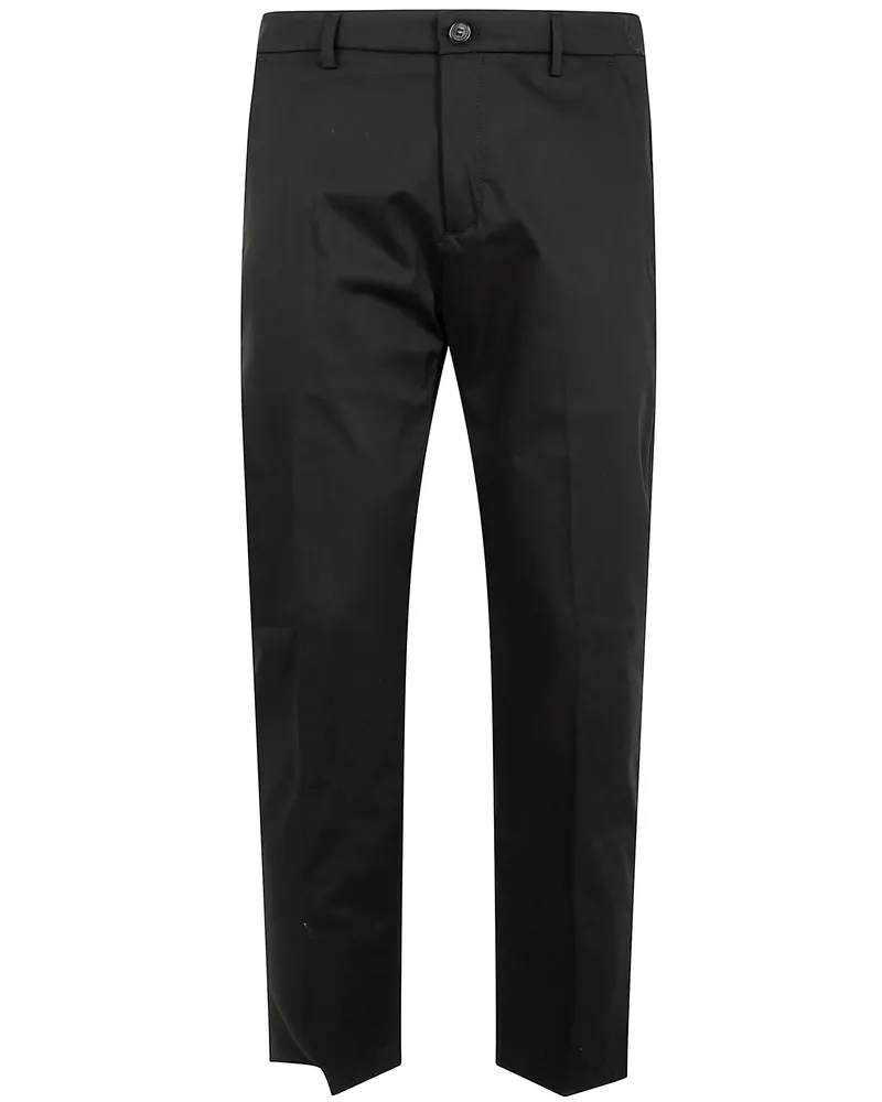 Department 5 Chino Prince Slim Crop Black