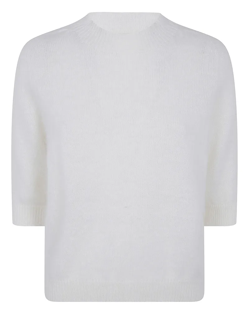 Nuur Sweater Short Sleeves Round Neck "Boxi Beige