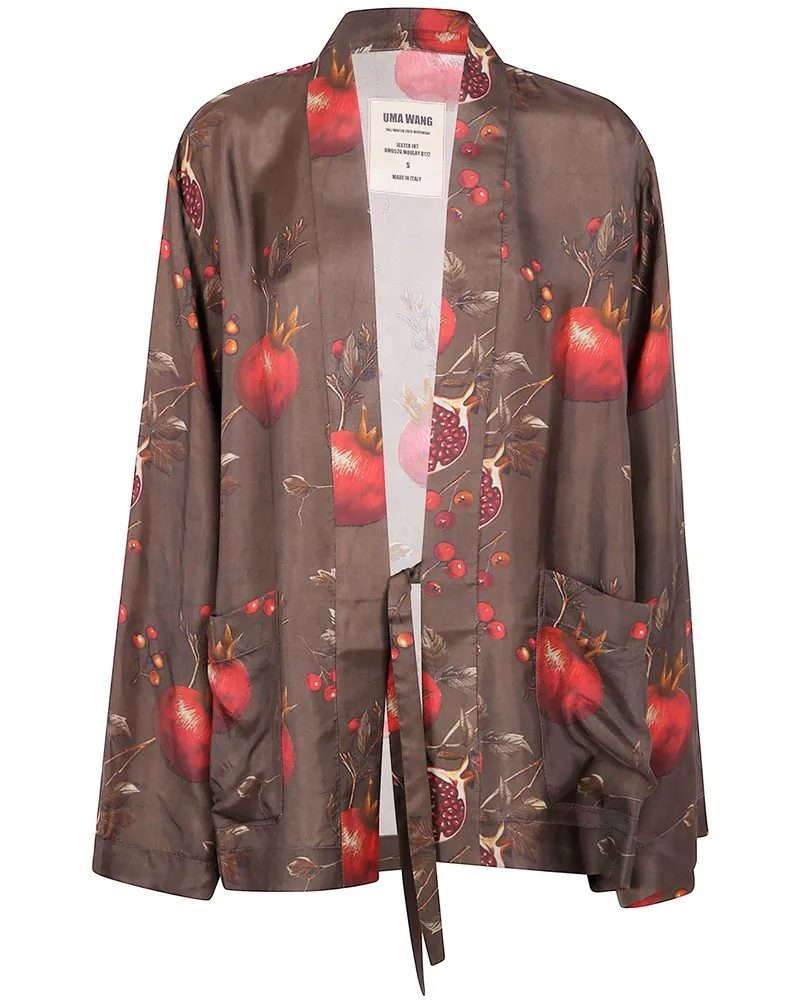 Uma Wang Jester' Kimono Jacket Brown