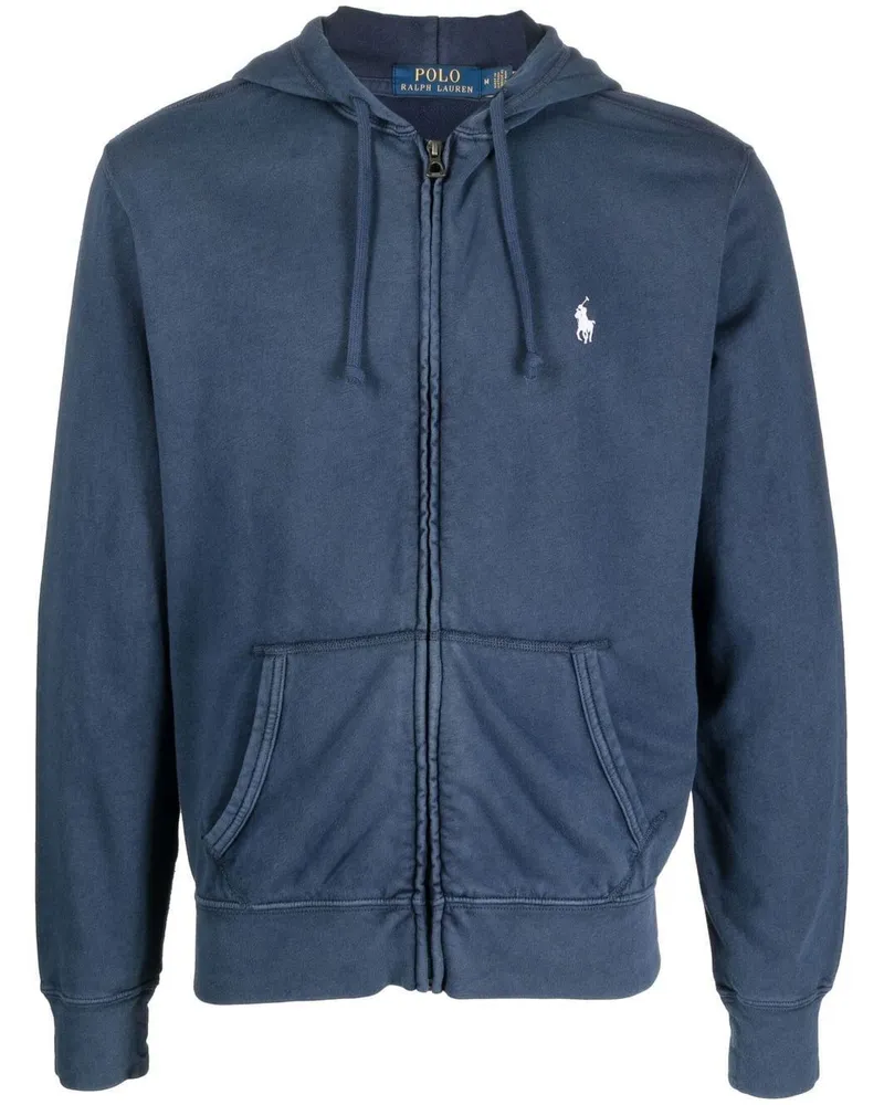Ralph Lauren FULL ZIPPED HOODIE Blue
