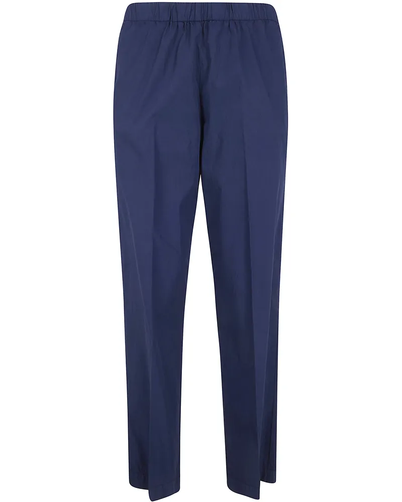 KILTIE George" Popeline Back Elastic Trousers Blue