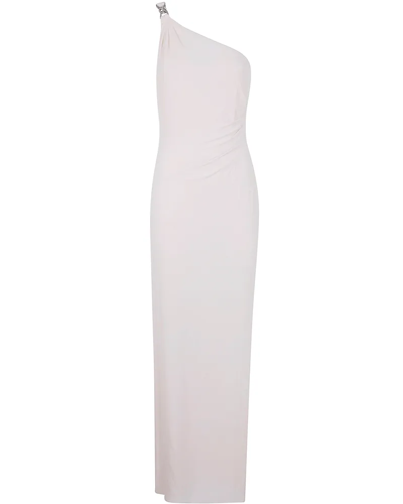 Ralph Lauren Belina One Shoulder Evening Dress White