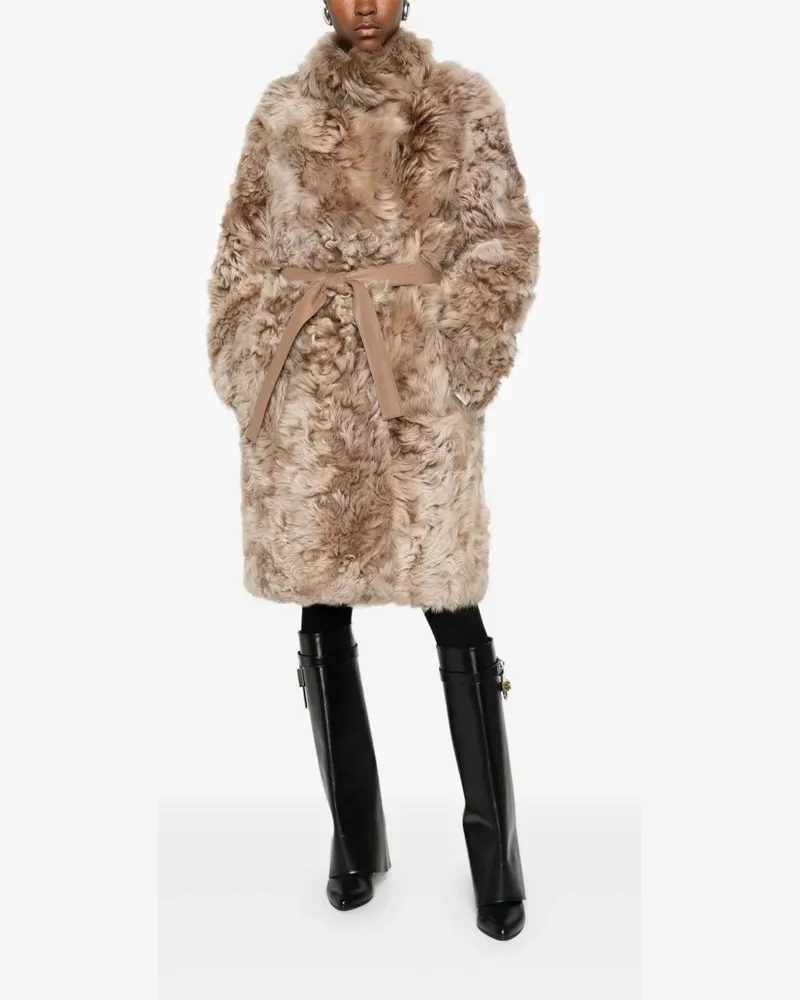 Yves Salomon Manteau 95Cm" Jacket White