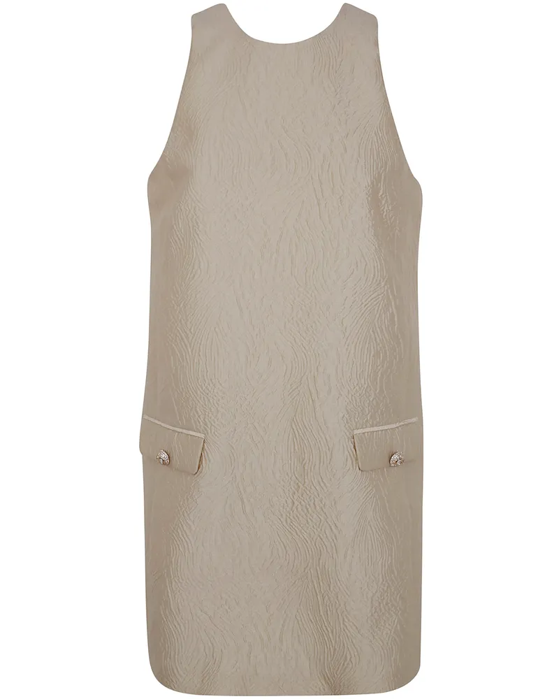 Twin-Set Mini Dress By Twinset Metallic