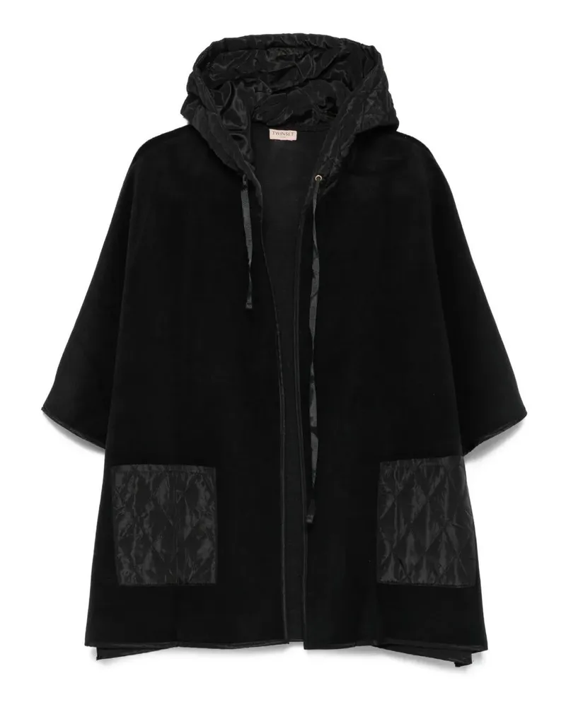 Twin-Set Poncho Black