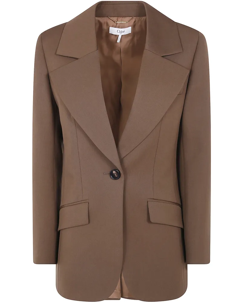 Chloé Blazer Classic Blazer Brown
