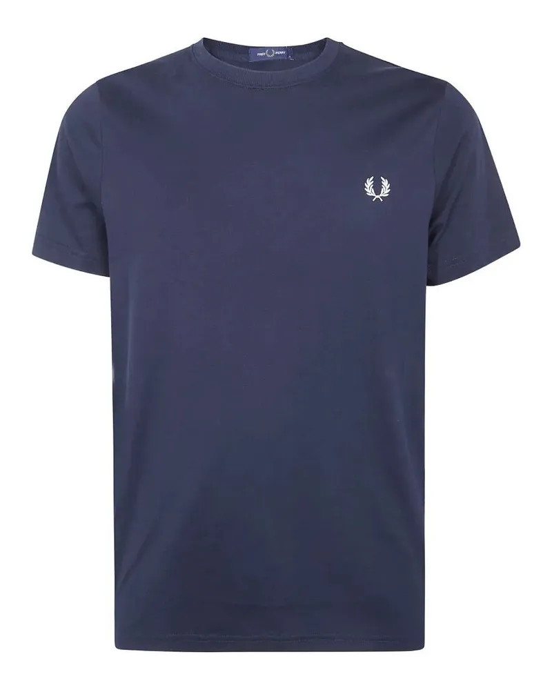 Fred Perry Fred Perry" Crew Neck T-Shirt Blue