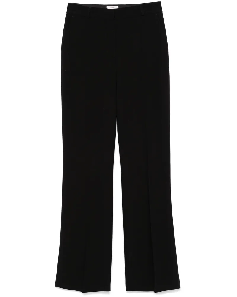 Totême Flared Evening Trousers Black