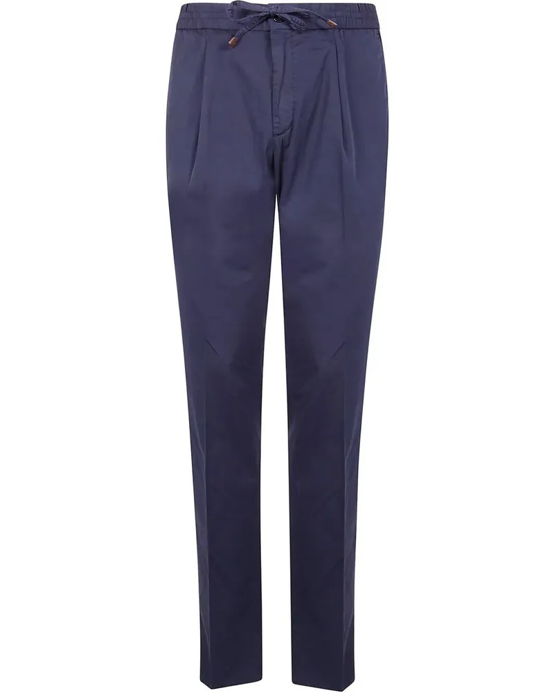 Incotex Tapered Fit Trousers Blue