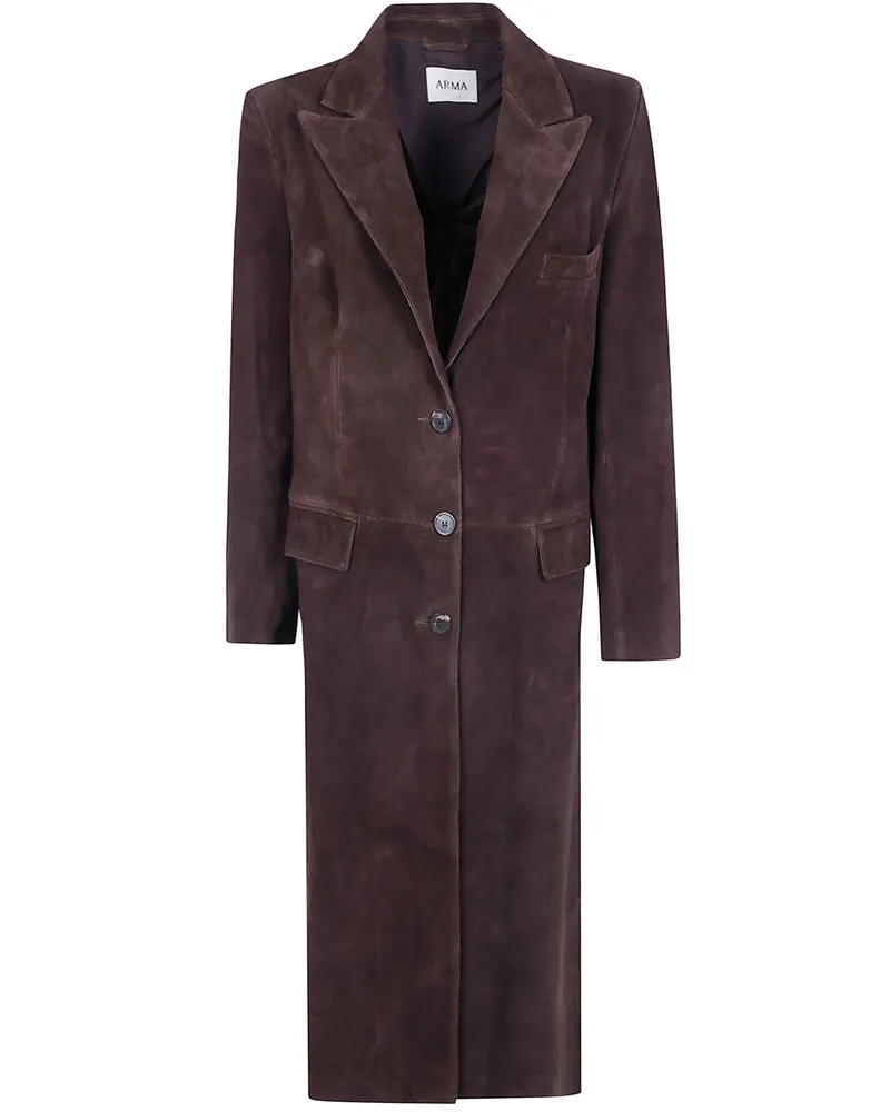 Arma Jacket Gritty Suede "Alissa Brown