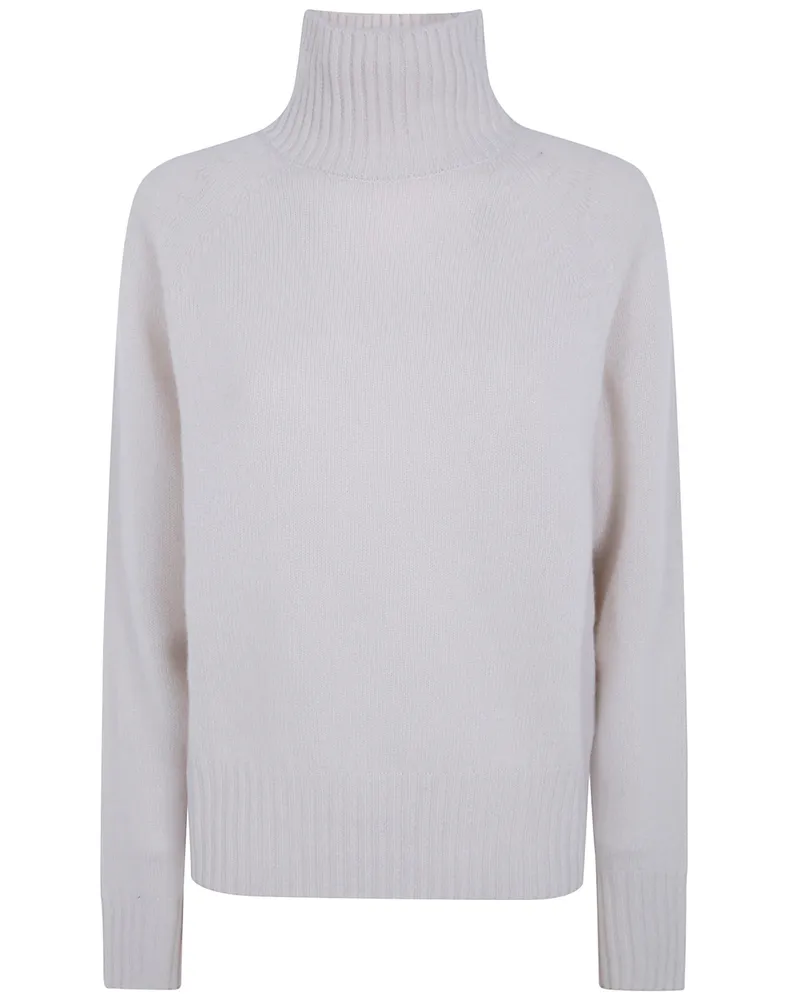 Seventy Sweater Cashmere "Cashmere Turtle Neck White
