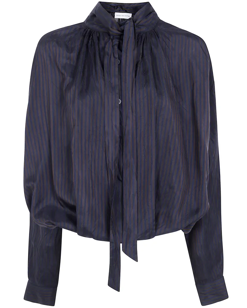 Dries van Noten Shirt Stripe "Cenvy Brown