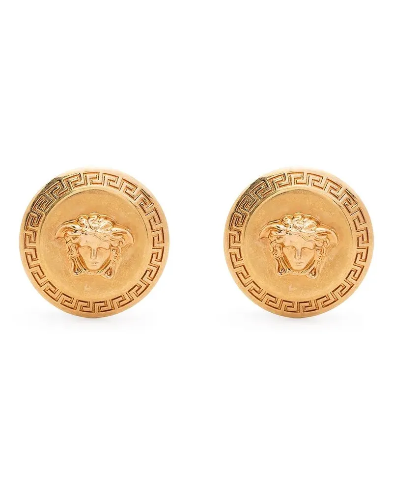 Versace Earrings Metal Metallic