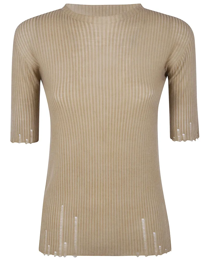 Uma Wang Short Sleeve Top Brown