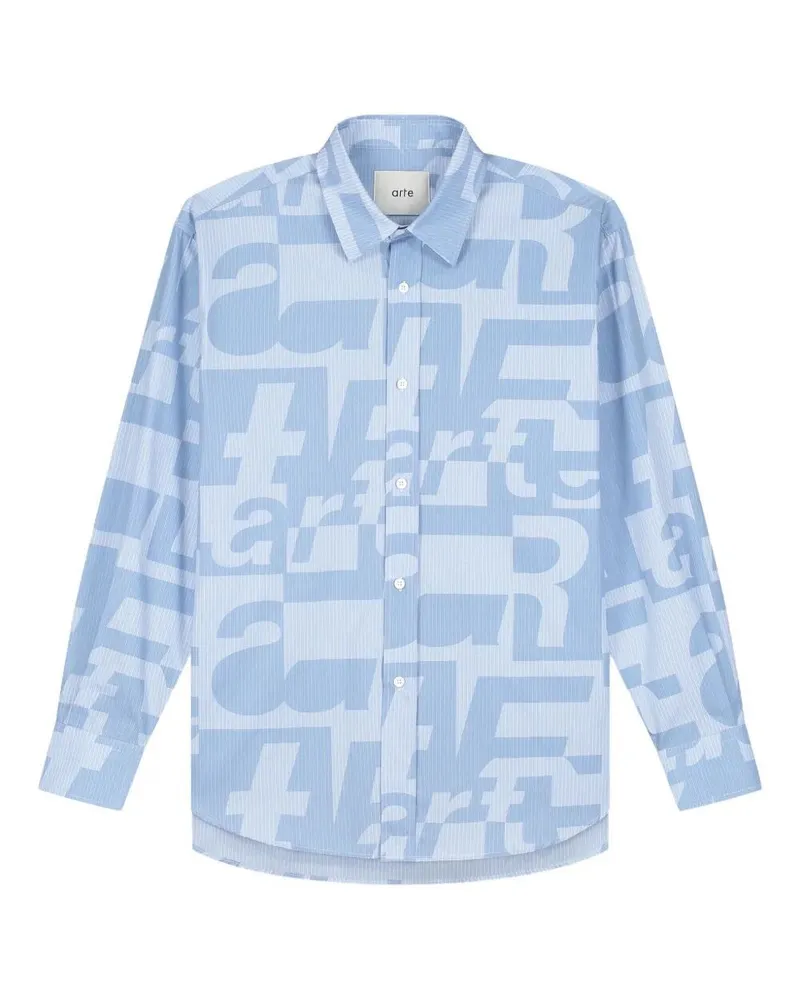 Arte Antwerp Allover Shirt Gray
