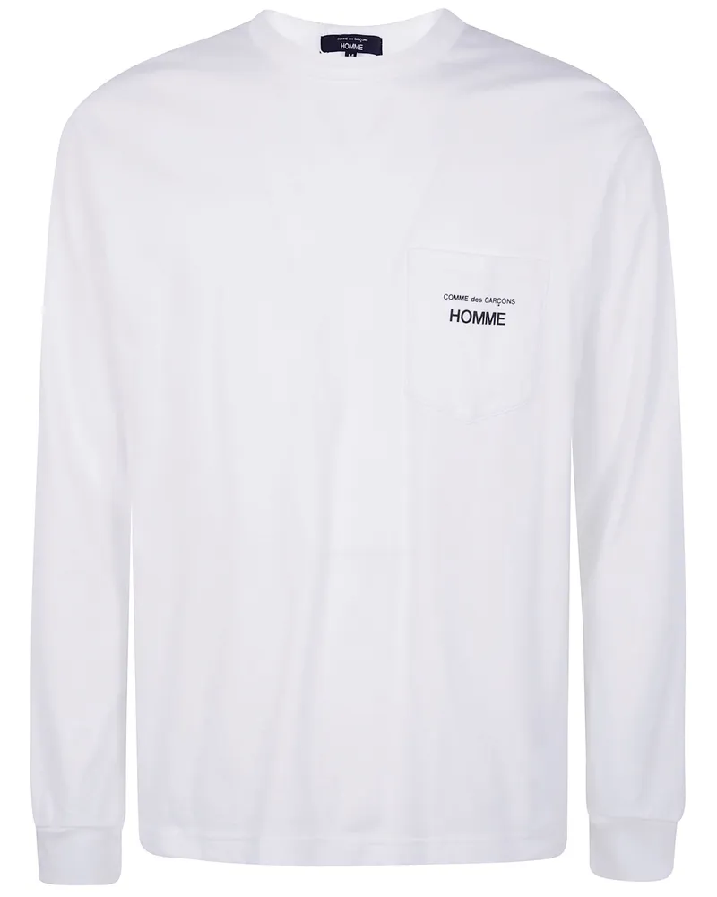 Comme des Garçons Classic Long Sleeves T-Shirt White
