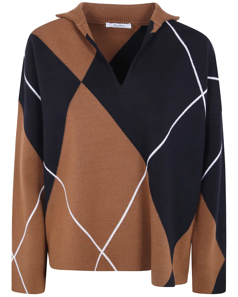 Max Mara Oversized Sweater "Mxm Sala Brown