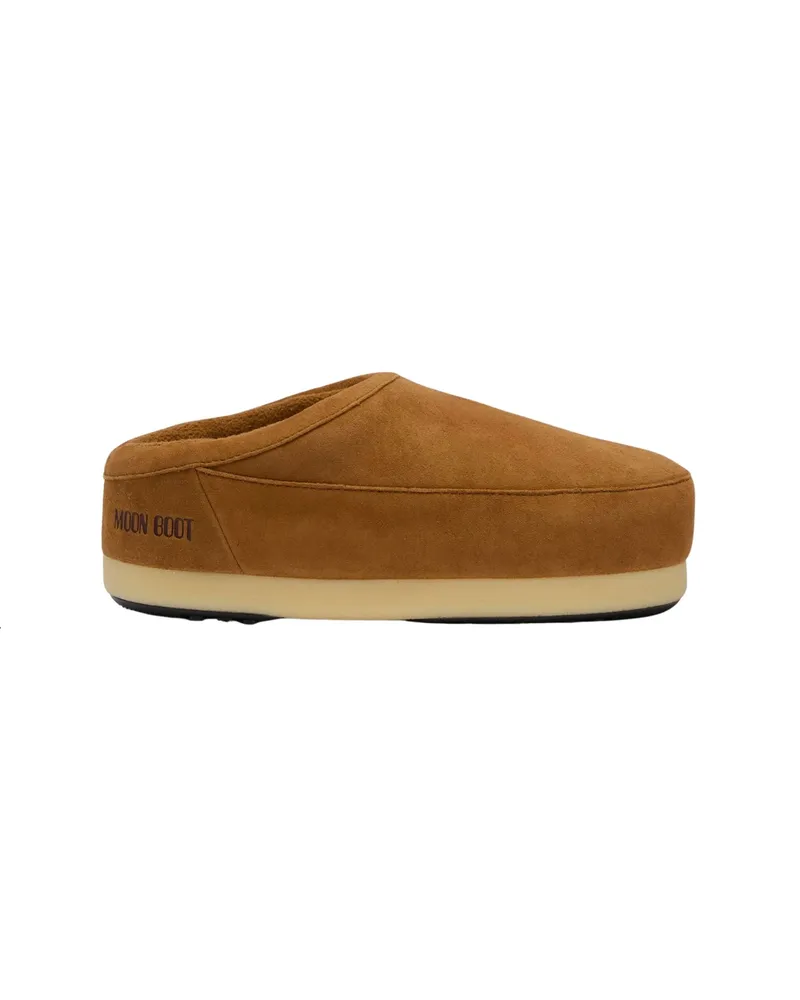 Moon Boot Mule Slippers "Evx Brown