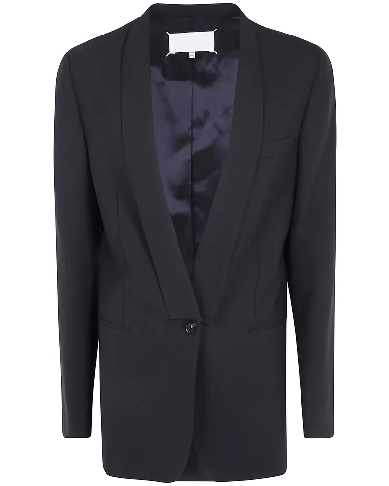 Maison Margiela Blazer Single-Breasted Classic Single Breasted Blazer Brown