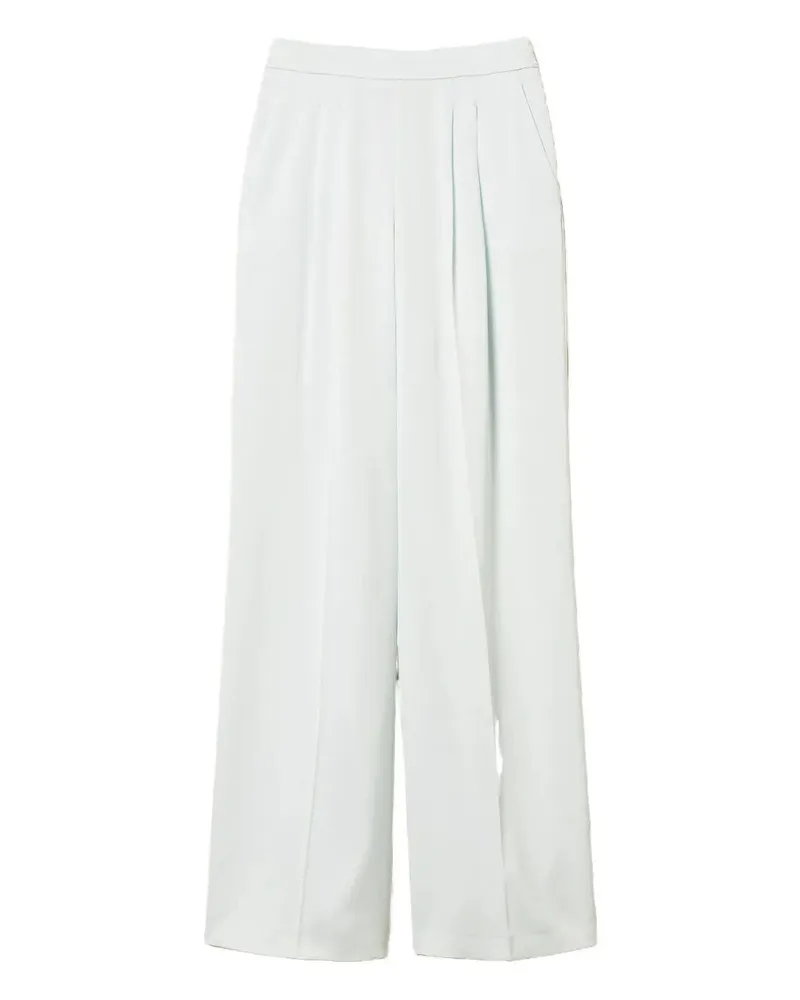 Twin-Set Wide Leg Trousers Blue