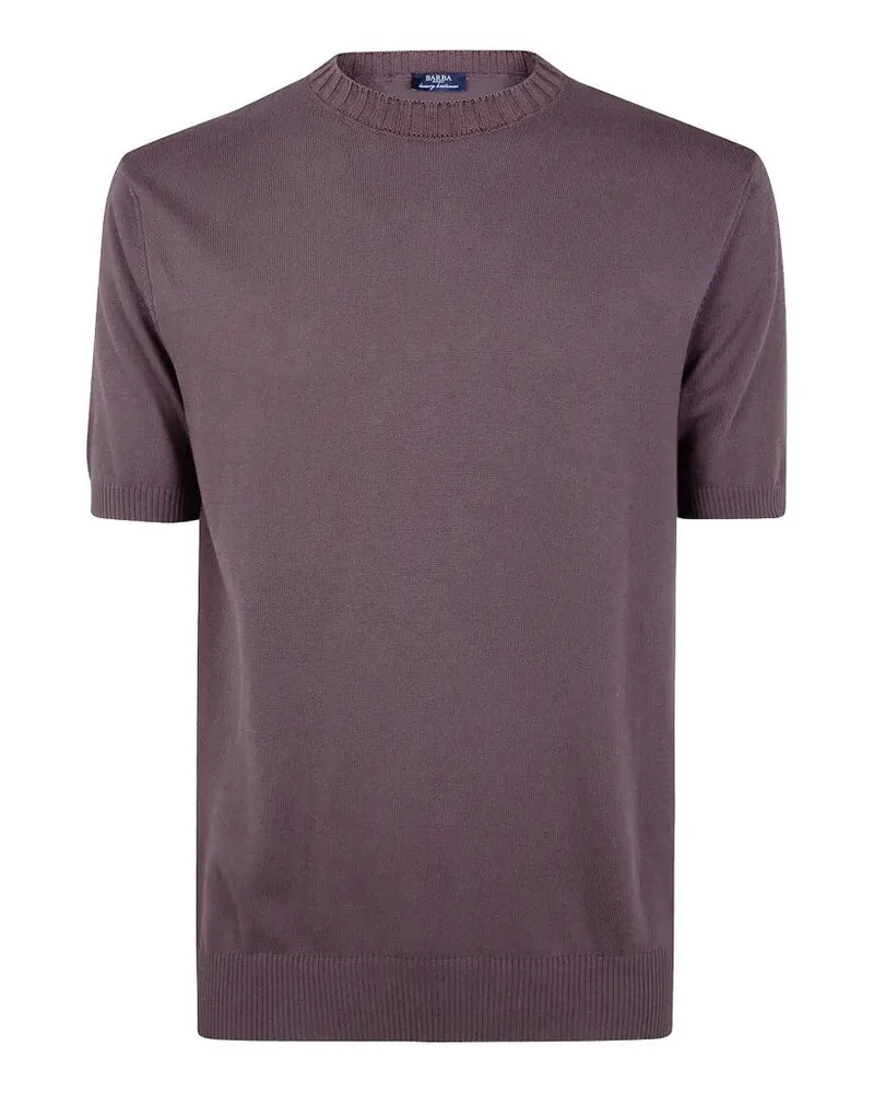 BARBA Round Neck Sweater Brown